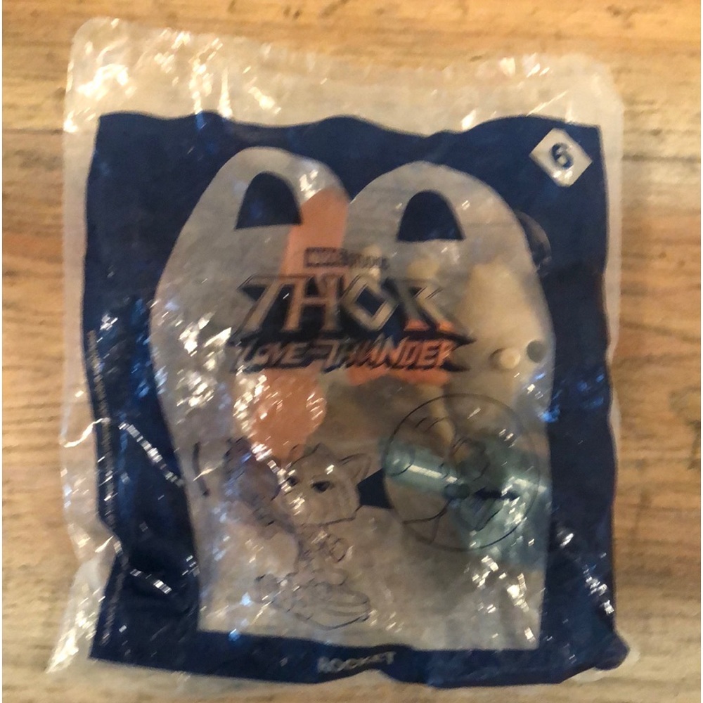 Rocket Raccoon Thor: Love and Thunder Marvel 2022 McDonald’s collectible Toy #6